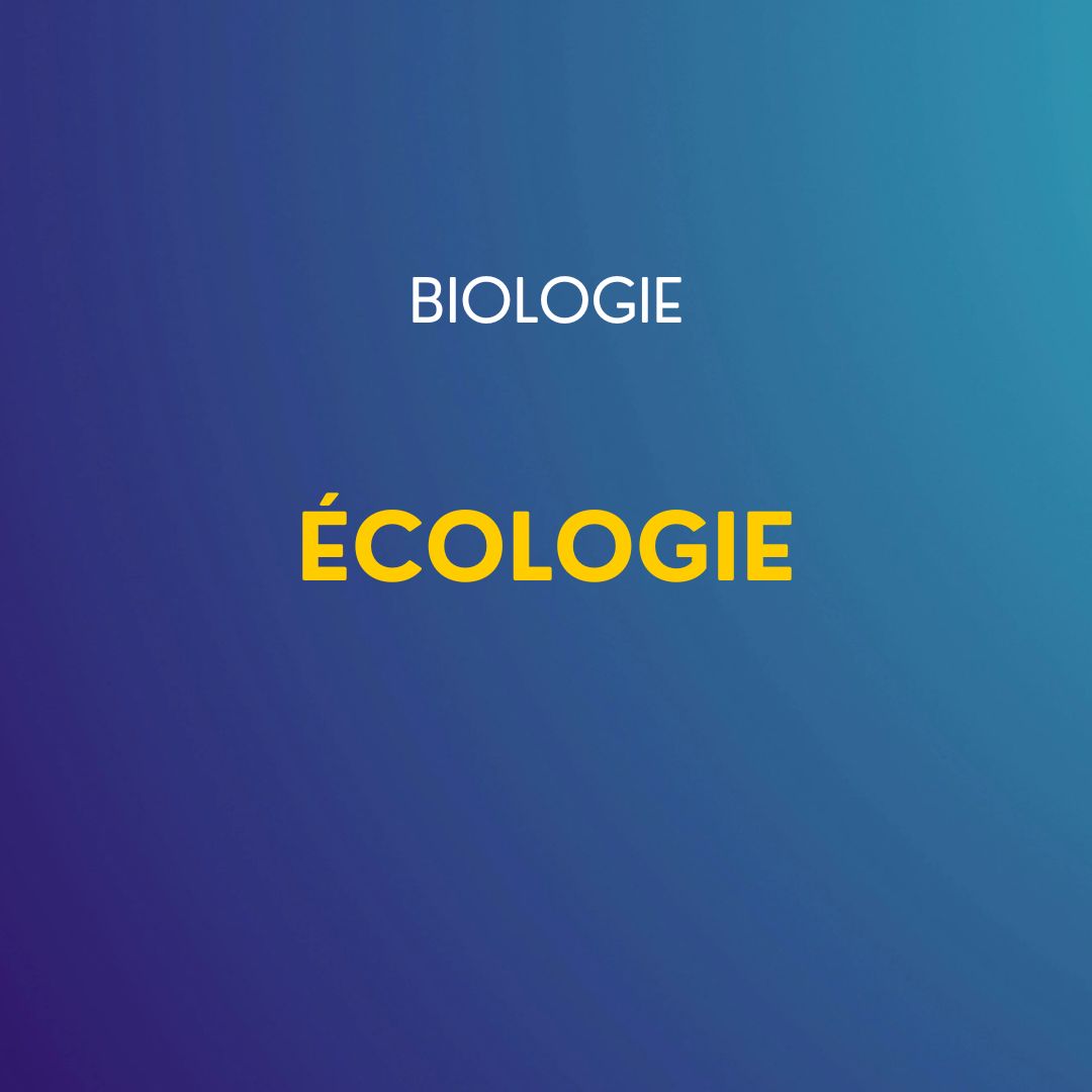 Cours vidéo de biologie sur l'écologie