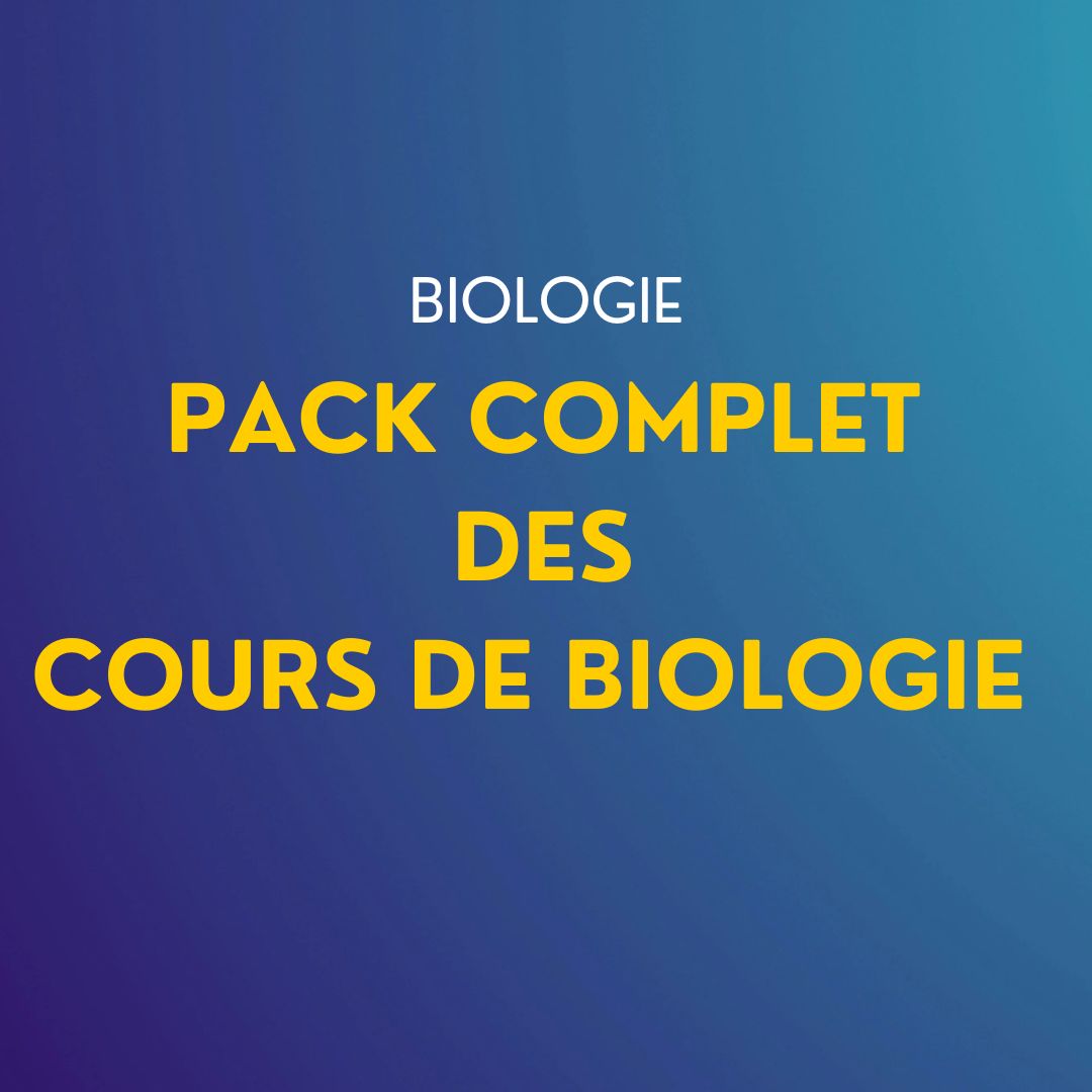Cours de Biologie pour le concours de Médecine