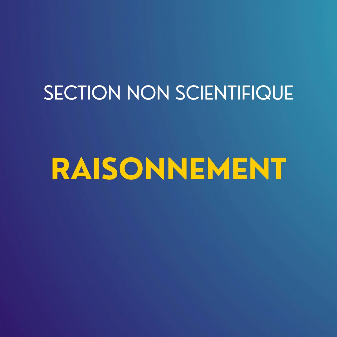 Cours de Raisonnement pour le concours de Médecine